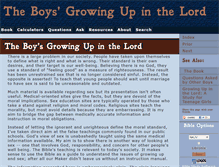 Tablet Screenshot of growingupboys.info